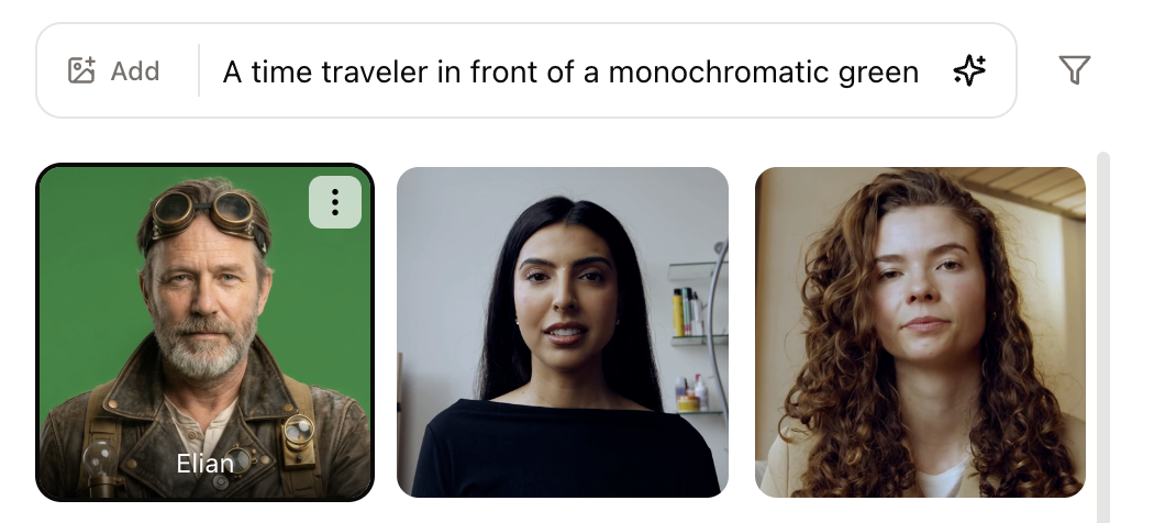 Generated avatar in the Anam Lab